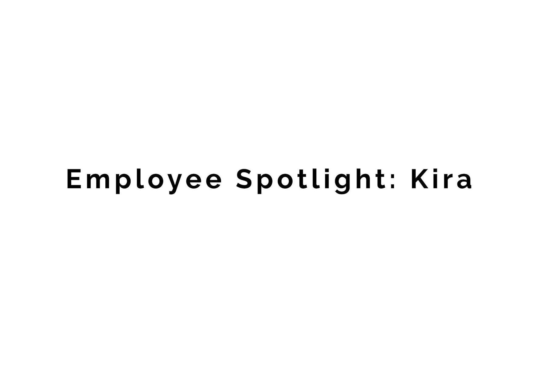 Employee Spotlight: Kira- Rug Designer