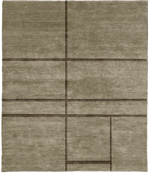 Expression In Lines F Reimagined Muted Rug