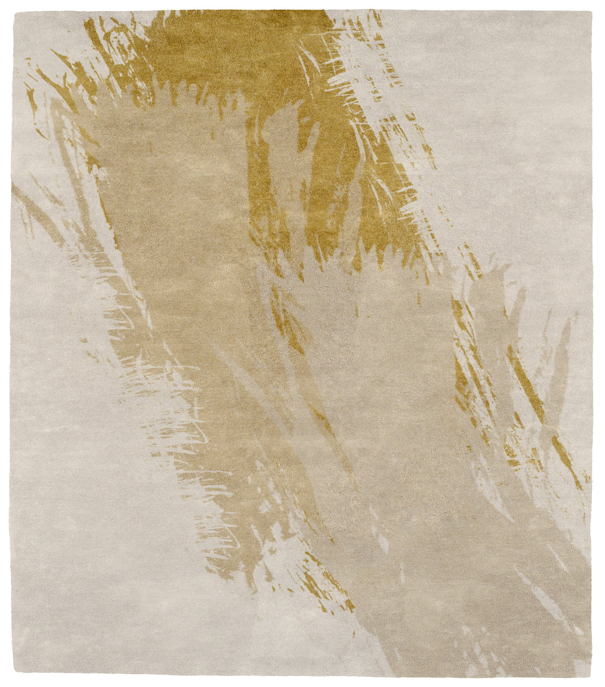 Ink Gold Reimagined Muted Rug