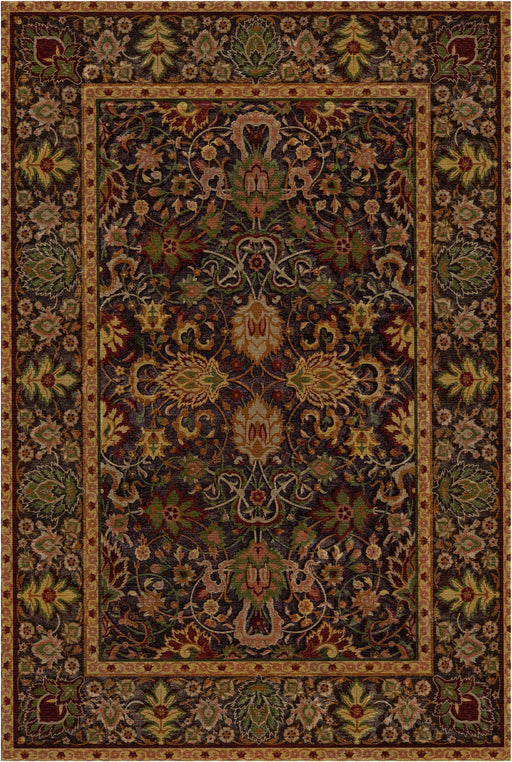 Agra C Floral Hand Knotted Oushak Rug