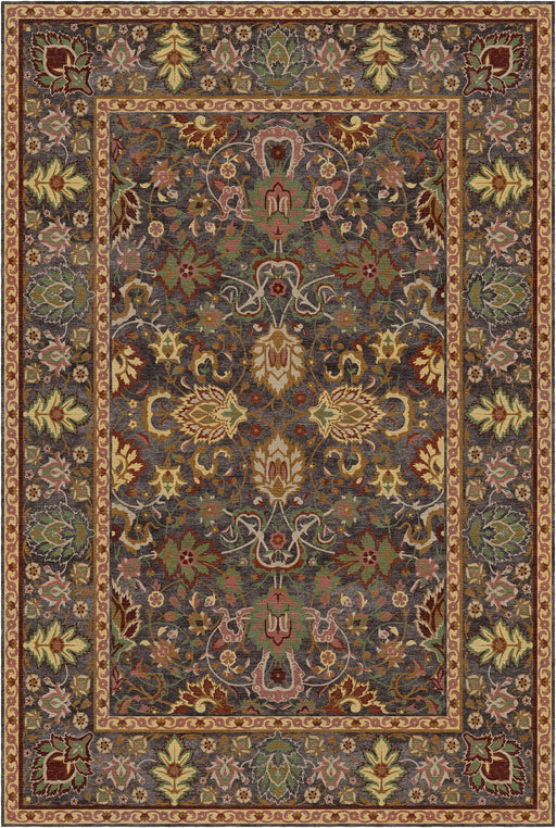 Agra D Floral Hand Knotted Oushak Rug