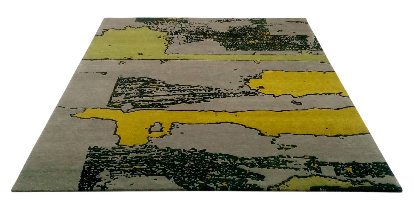 Coolest Jazz Handmade Luxury Area Rug by Christopher Fareed