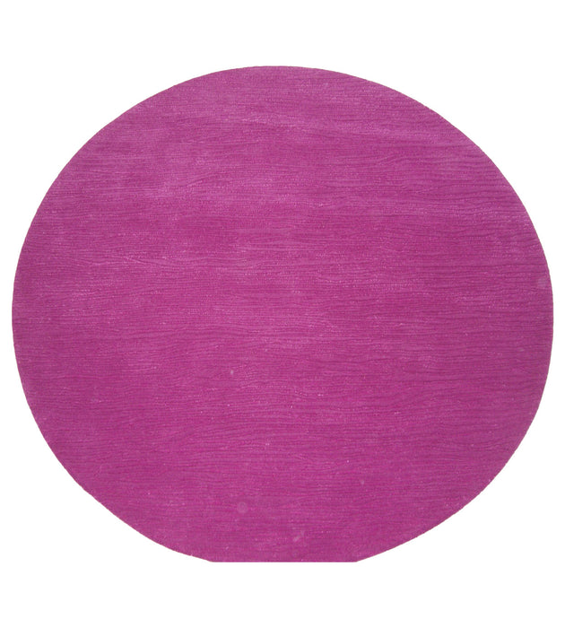 Fushia Square Rug Solid Fuchsia Shore Rug — Modern Designer Rugs