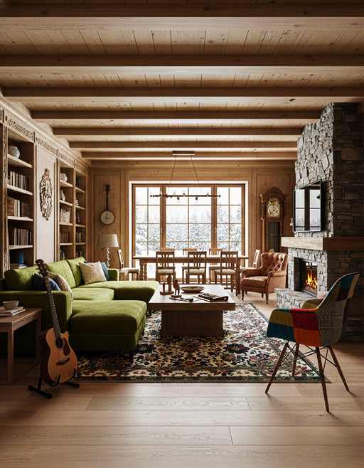 Garden B Floral Hand Knotted Oushak Rug