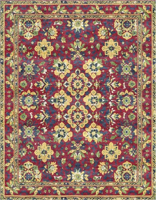 Garden E Floral Hand Knotted Oushak Rug