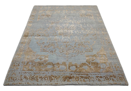 Gone Hand Knotted Distressed Traditional Luxury Rug by Christopher Fareed