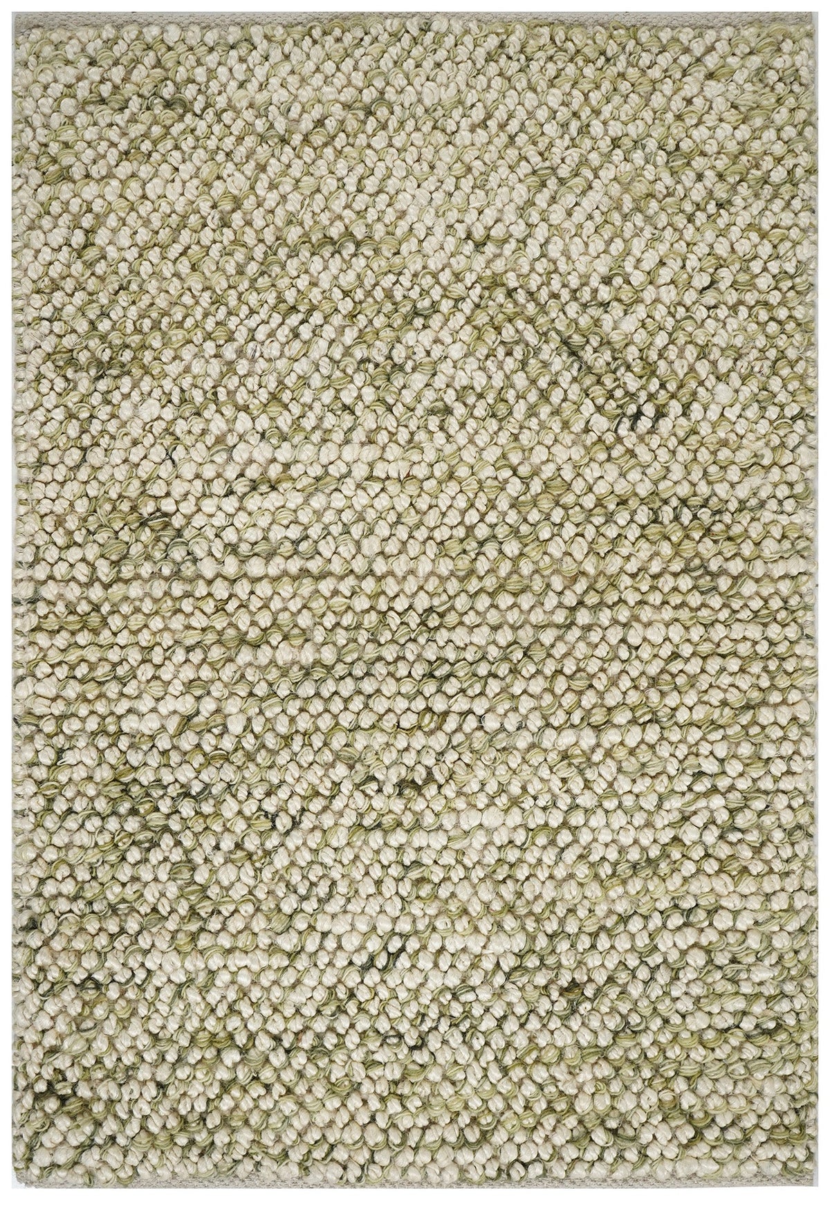 Jute Moss Green Bubble Rug — Modern Designer Rugs