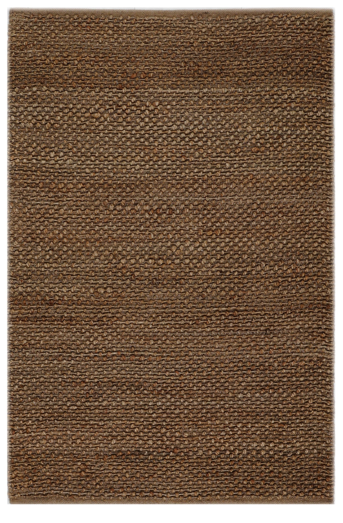 Natural Brown Jute Loop Rug — Modern Designer Rugs