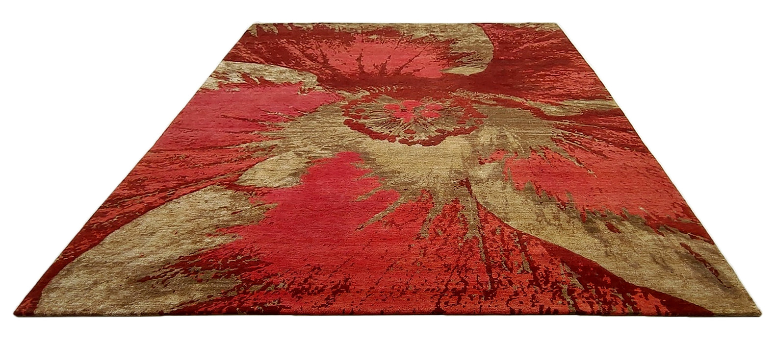 O Keefe A Hand Knotted Wool and Silk Luxury Rug by Christopher Fareed