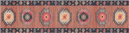 Oushak Kilim Dusty Rose Hand Knotted Rug