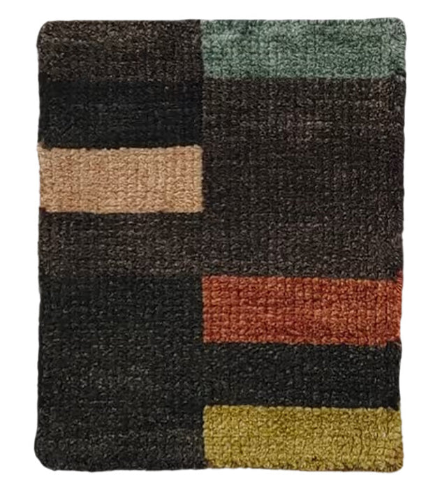 Oushak Striped Hand Knotted Rug