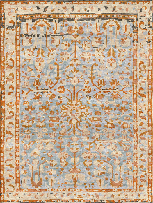 Oushak Vintage XIII Hand Knotted Rug