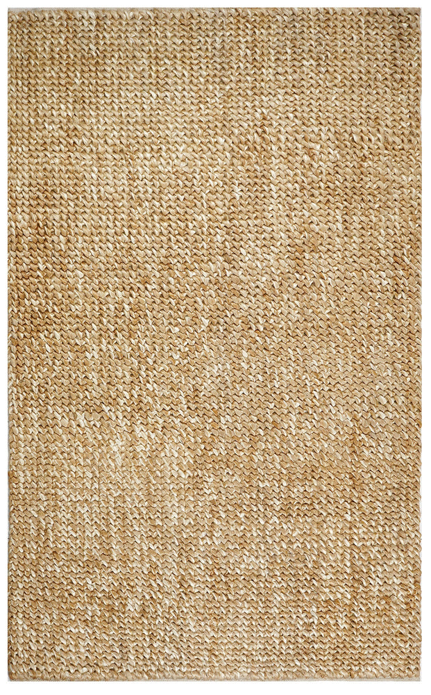 Woven Natural Jute Area Rug 