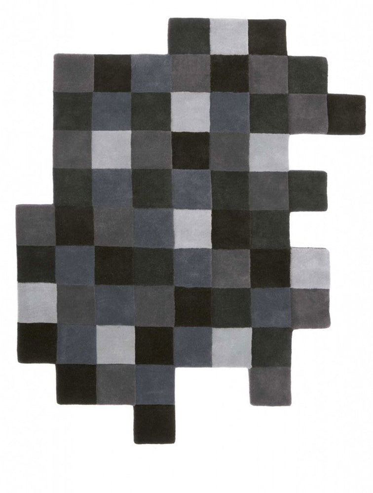 Nanimarquina Gray Oddly Shaped Wool Rug 8 Main Image