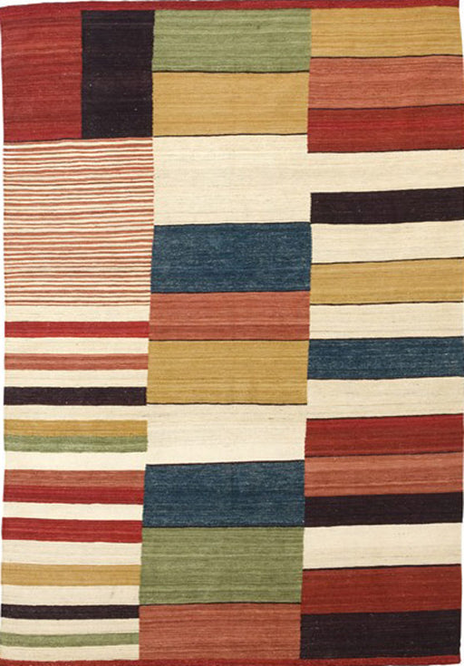 Nanimarquina Multi-Colored Abstract Wool Rug 5 Main Image