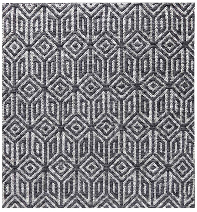Hand Woven Diamonds and Chevron Outdoor Rug- Black/ White — Modern ...