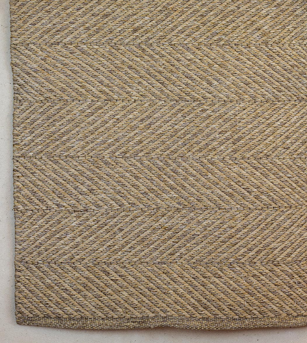 Hand Woven Herringbone Outdoor Rug- Sand — Modern Designer Rugs