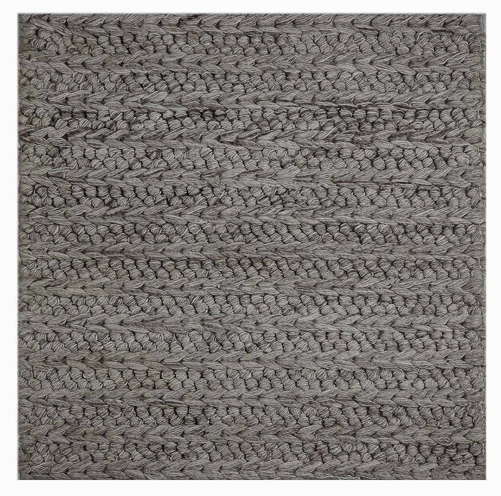 Textured Chunky Flatweave Outdoor Rug- Taupe