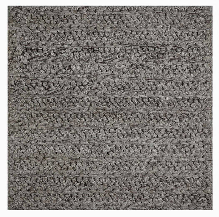 Textured Chunky Flatweave Outdoor Rug- Taupe — Modern Designer Rugs