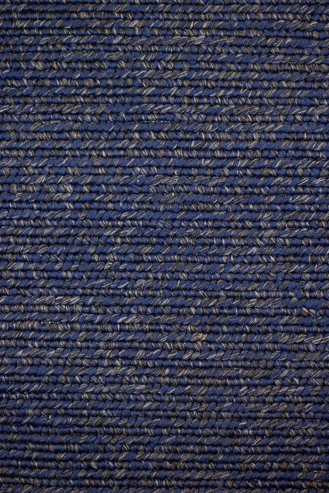 Feathered Blue/ Gray Outdoor Rug