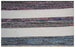 Plainweave Multi-color Stripes Outdoor Rug- A