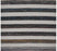 Plainweave Multi-color Stripes Outdoor Rug- F