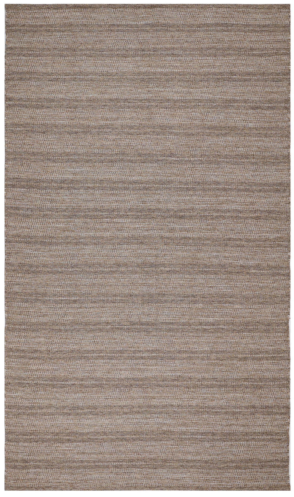 Flatweave Stripes Outdoor Rug- Brown — Modern Designer Rugs