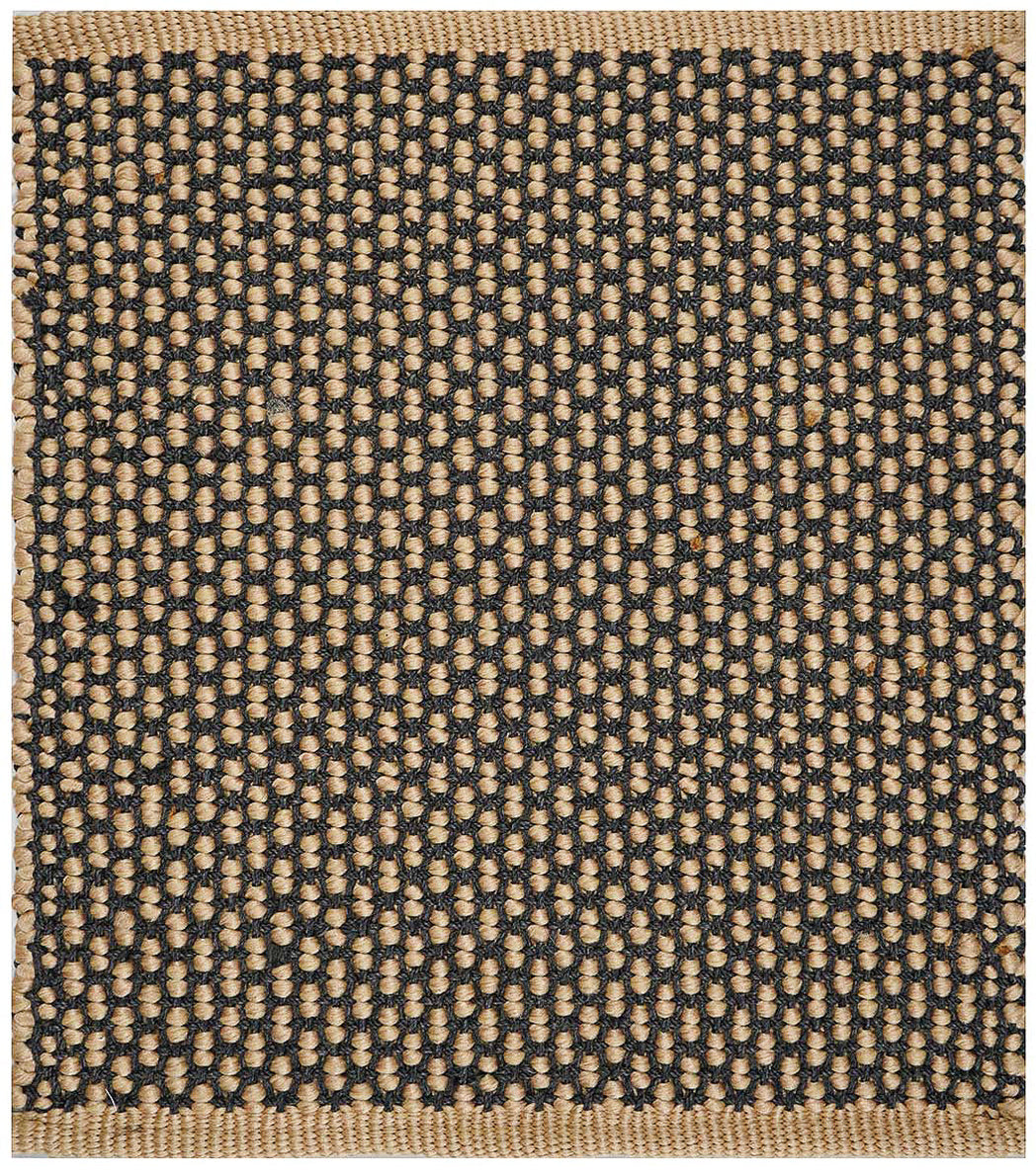 Hand Woven Reversible Dots Outdoor Rug- Black/ Caramel — Modern ...