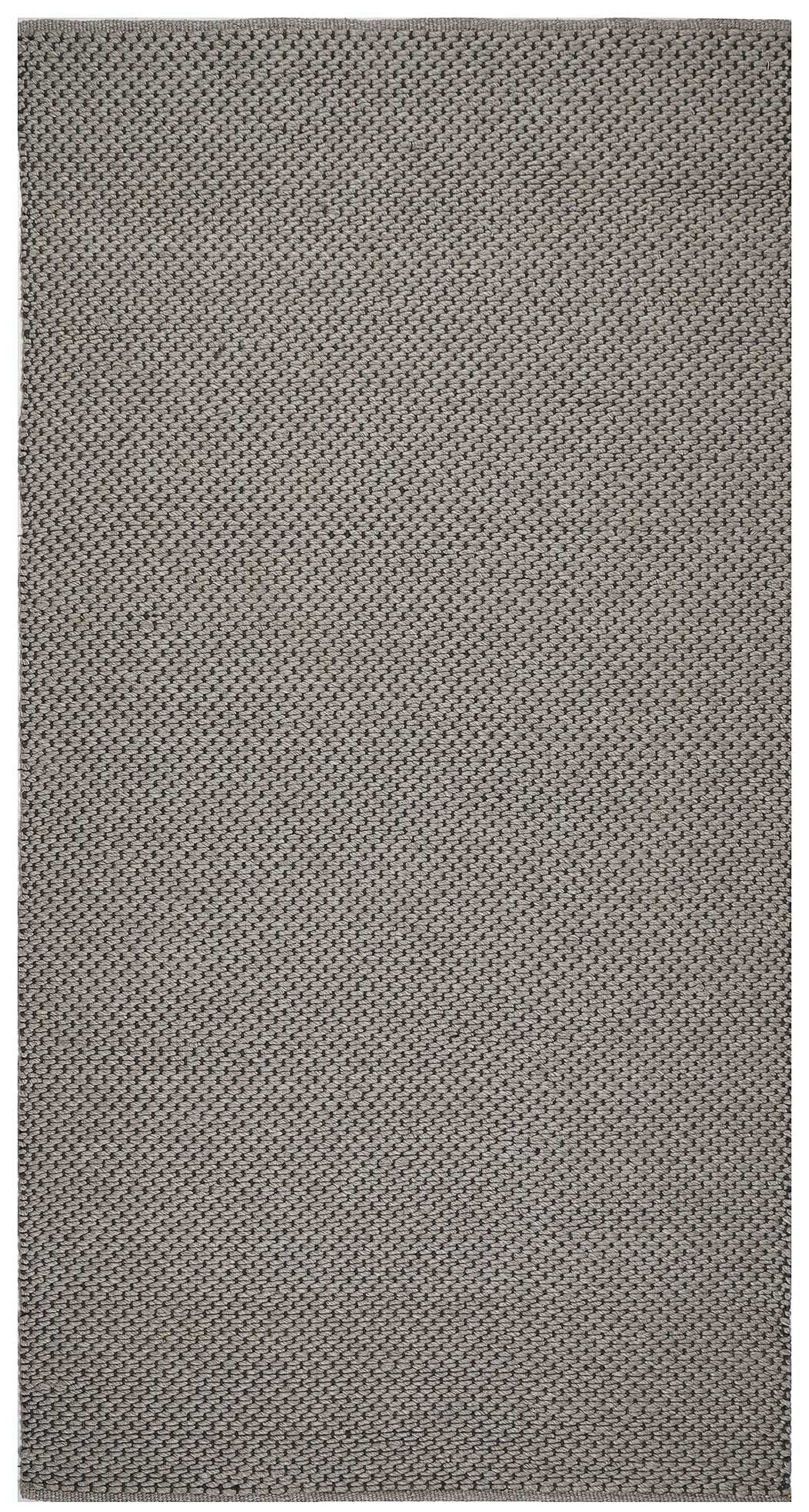 Dot Texture Rug Hand Woven Reversible Dots Outdoor Rug- Black/ Grey — Modern Designer Rugs