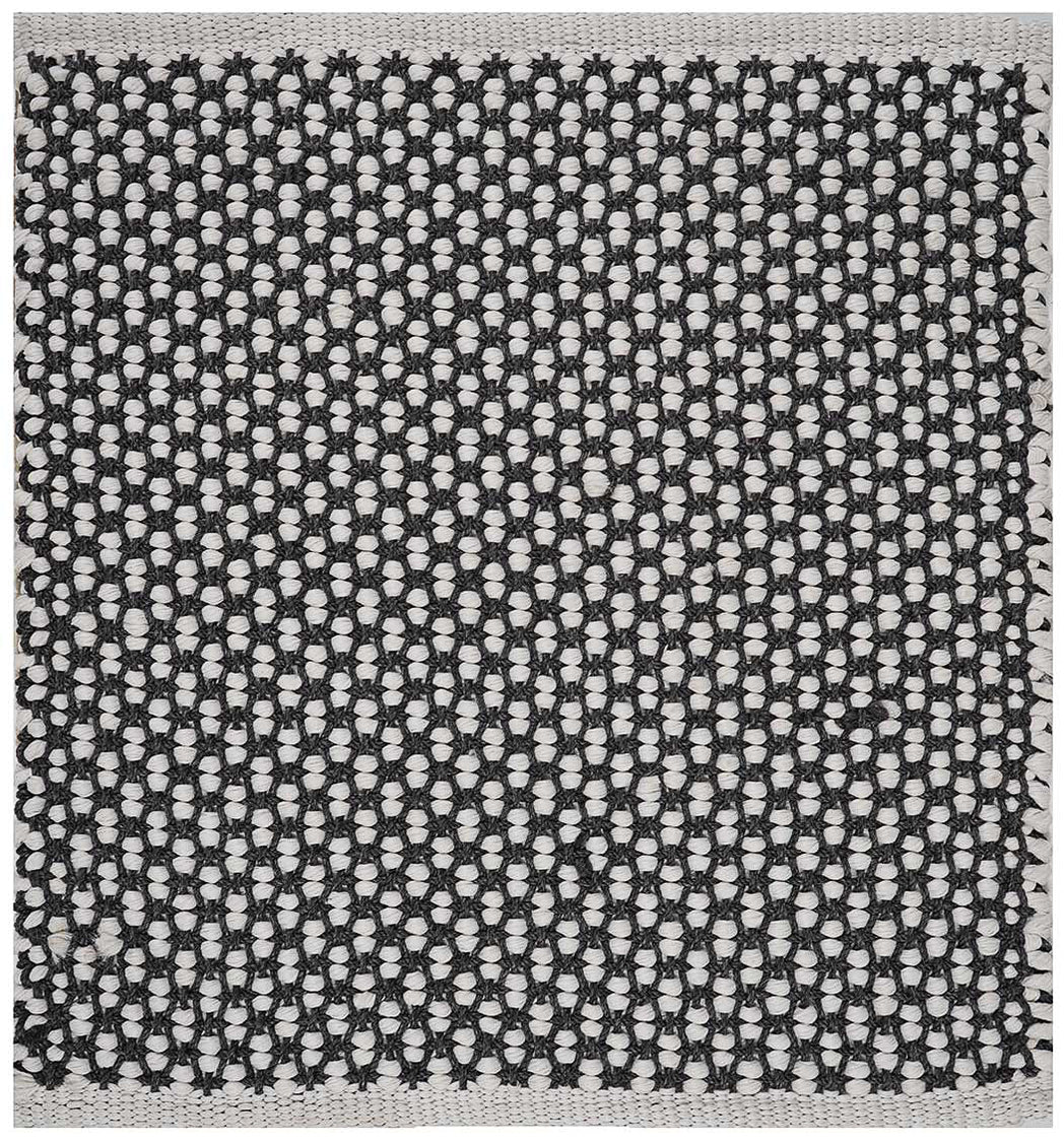Hand Woven Reversible Honeycomb Outdoor Rug- Black/ Cream — Modern ...