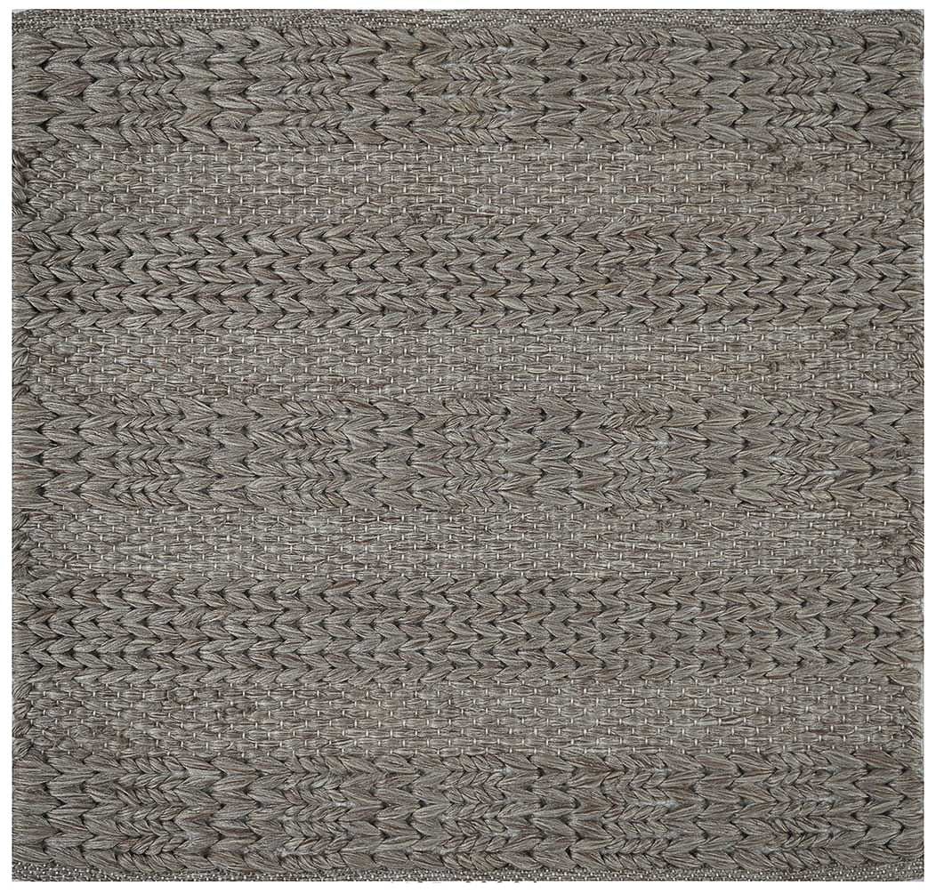 Hand Woven Thick/ Thin Stripes Outdoor Rug-Light Brown — Modern ...