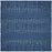 Hand Woven Thick/ Thin Stripes Outdoor Rug- Royal Blue