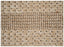 Hand Woven Thick/ Bubble Stripes Outdoor Rug- Caramel