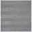 Hand Woven Thick/ Bubble Stripes Outdoor Rug- Light Grey