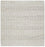 Hand Woven Thick/ Bubble Stripes Outdoor Rug- Cream