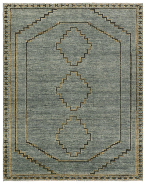 Jaipur Living Paphos Hand-Knotted Medallion Blue/ Gray Area Rug 