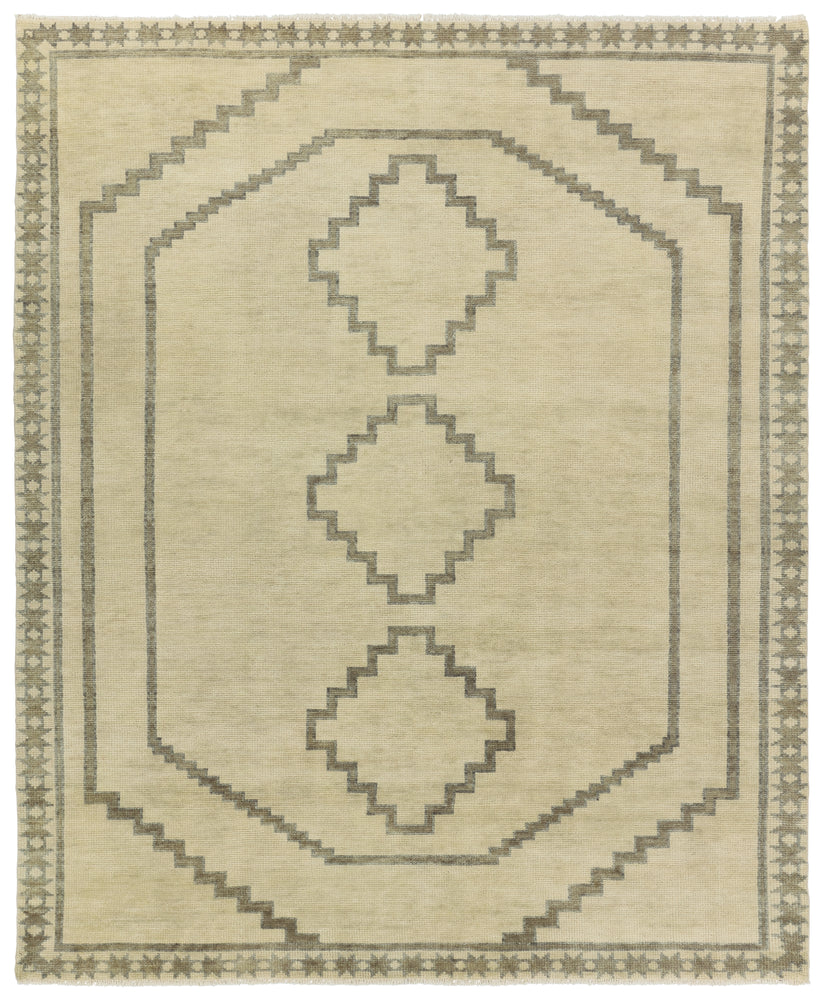 Jaipur Living Paphos Hand-Knotted Medallion Green/ Gray Area Rug 