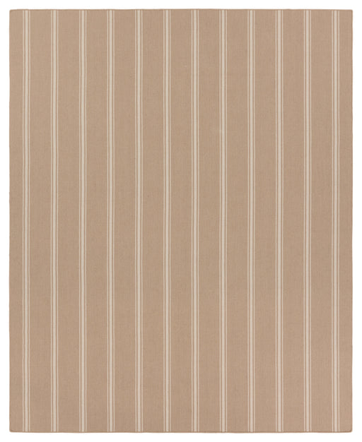 Barclay Butera by Jaipur Living Memento Handmade Indoor/Outdoor Striped Beige/ Ivory Area Rug 