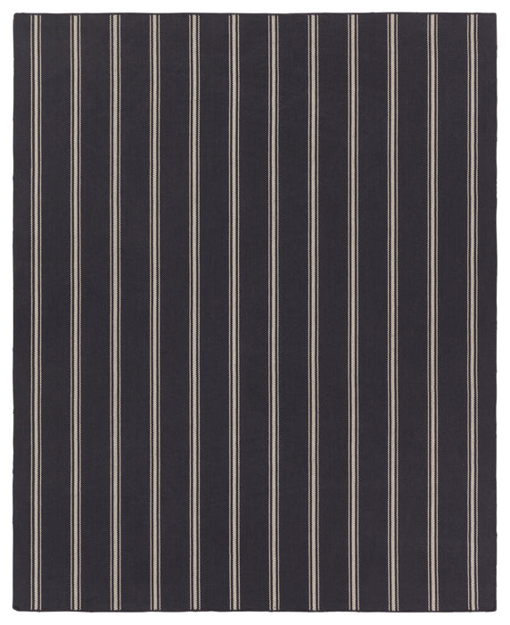 Barclay Butera by Jaipur Living Memento Handmade Indoor/Outdoor Striped Navy/ Ivory Area Rug 