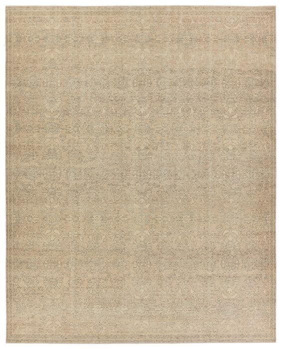 Jaipur Living Earl Hand-Knotted Floral Tan/ Gray Area Rug 