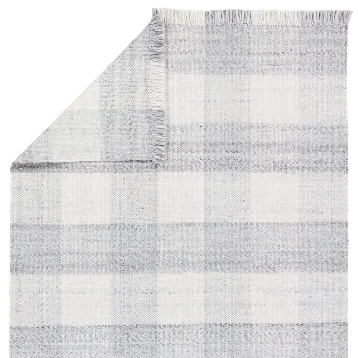 Jaipur Living Truce Handmade Indoor/Outdoor Striped Gray/ Ivory Area Rug 