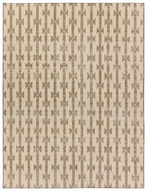 Verde Home by Jaipur Living Gent Hand-Knotted Trellis Taupe/ Cream Area Rug 