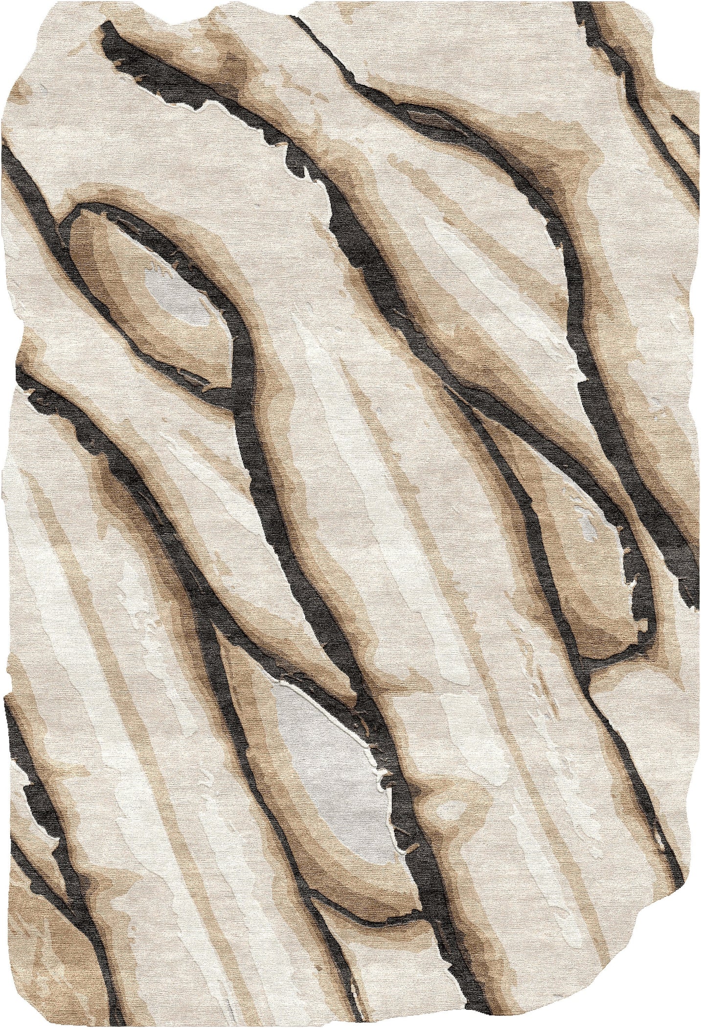 Amorphous D Area Rug — Modern Designer Rugs