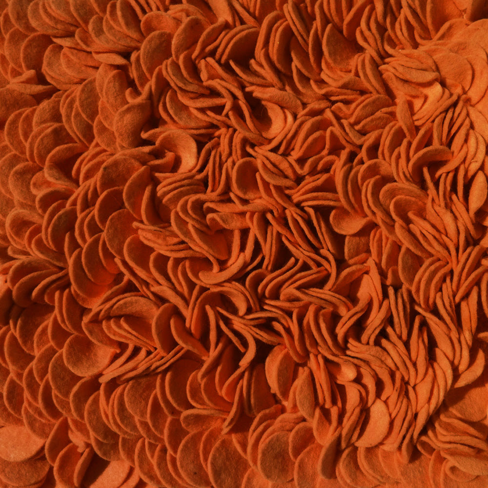 Modern Loom Enoki Carrot Felt Shag Rug — Modern Designer Rugs