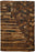Modern Loom Brown Leather Patterned Rug Main Image