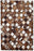 Modern Loom Brown Leather Patterned Rug 2 Main Image