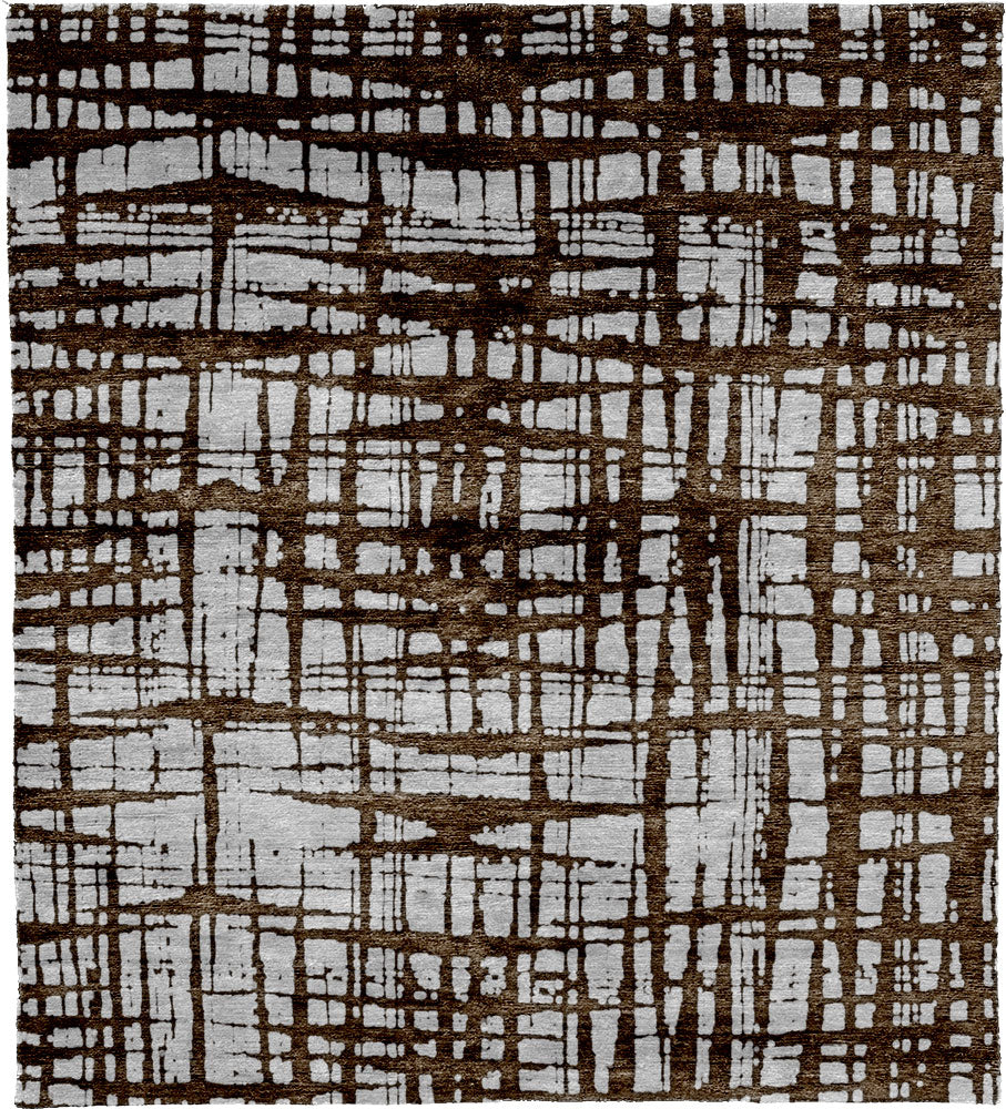 Tebbati Rugs Static A Hand Knotted Tibetan Rug — Modern Designer Rugs