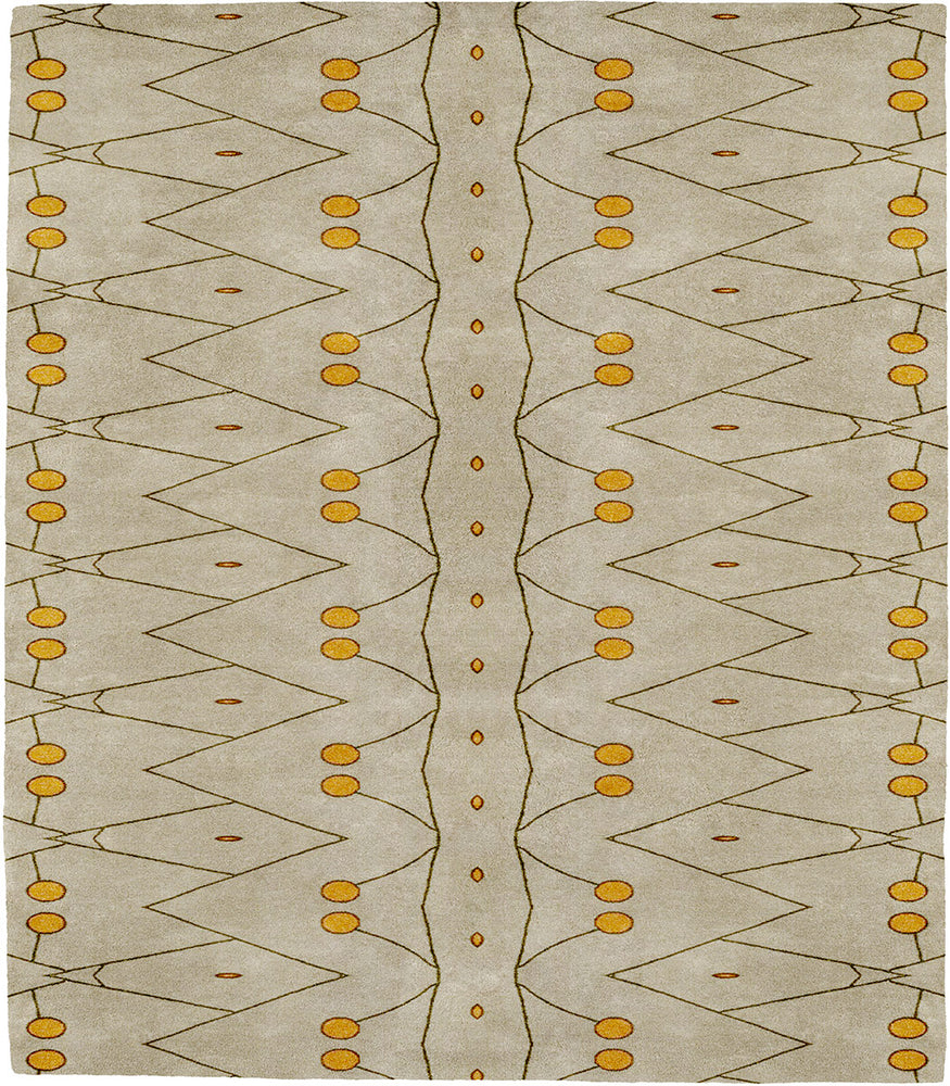 Markered Rug Patterned E Signature Rug — Modern Designer Rugs