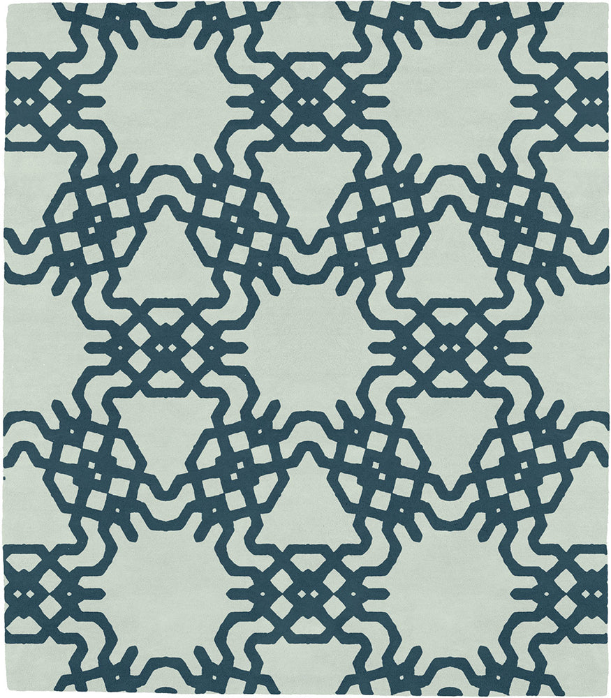 Markered Rug Patterned H Signature Rug — Modern Designer Rugs