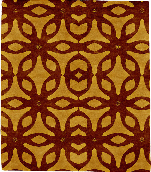 Patterned M Signature Rug